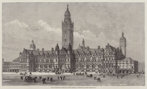 Den påtænkte bygning af Imperial Institute, South Kensington af Frank Watkins